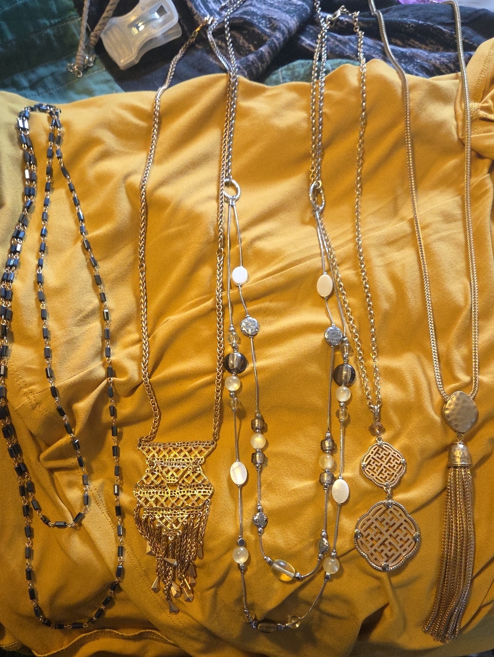 Lot Of 5 Long Necklaces